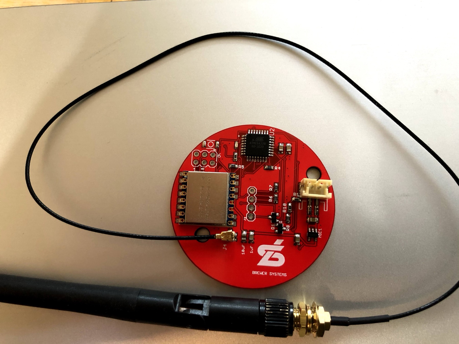 Custom LoRa circuit board